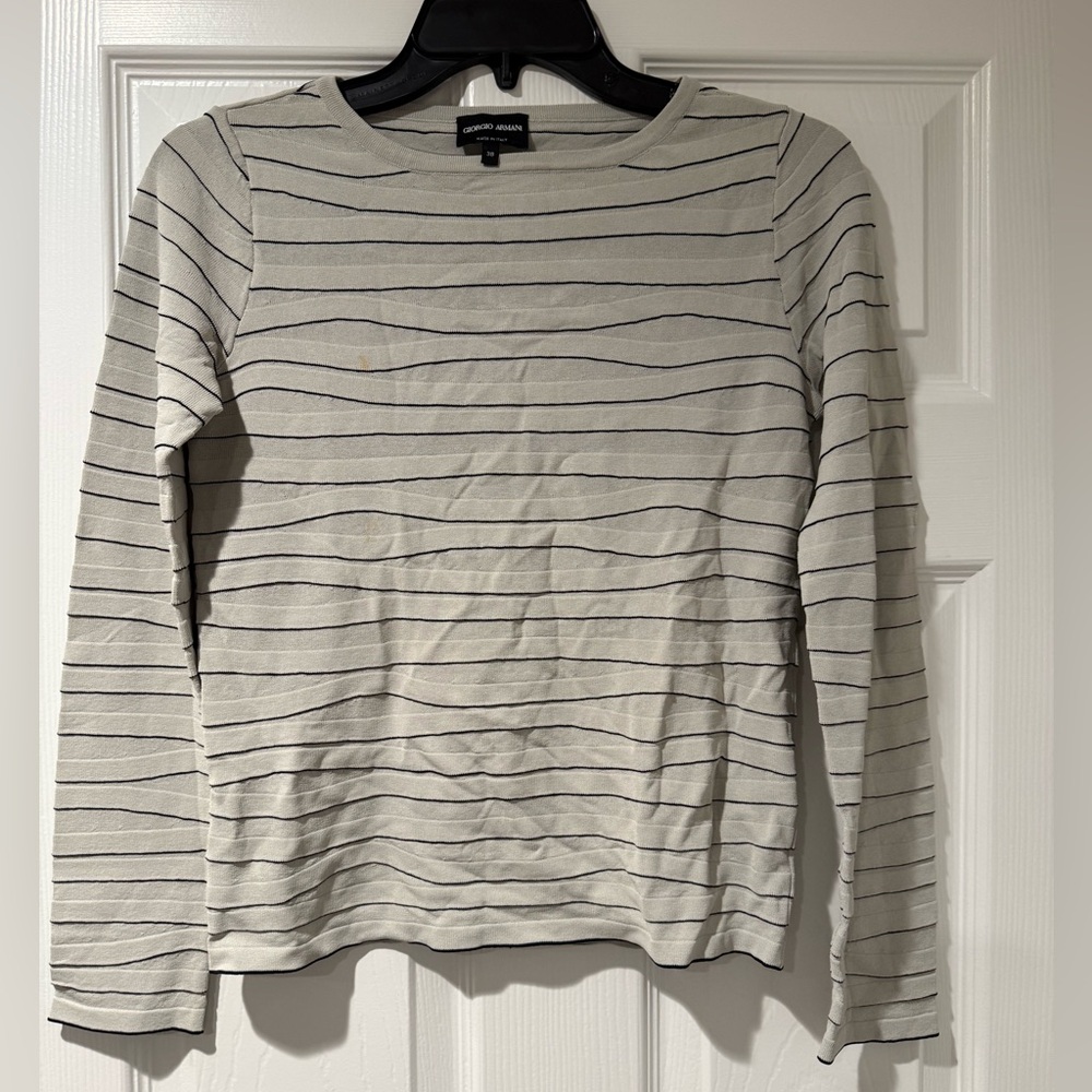 Armani striped sweater